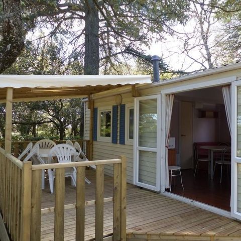 Mobilheim 6 personen - Mobilheim Komfort Sun Roller -35m² (3Zi) - halbüberdachte Terrasse - Klimaanlage 2/6 Pers.