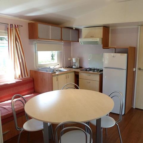 Mobile home 6 persons - Mobil-Home Confort Sun Roller -35m² (3bed) - semi-covered terrace - air-conditioning 2/6 pers
