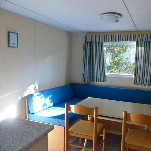 MOBILHOME 4 personnes - Mobil-Home Confort -28m² -2 chambres - terrasse semi-couverte - TV - Clim 2/4 pers