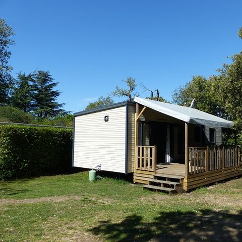 Mobilheim 6 personen - Mobilheim Premium 32m² 3 Schlafzimmer - halbüberdachte Terrasse - TV - Klimaanlage 2/6 pers.
