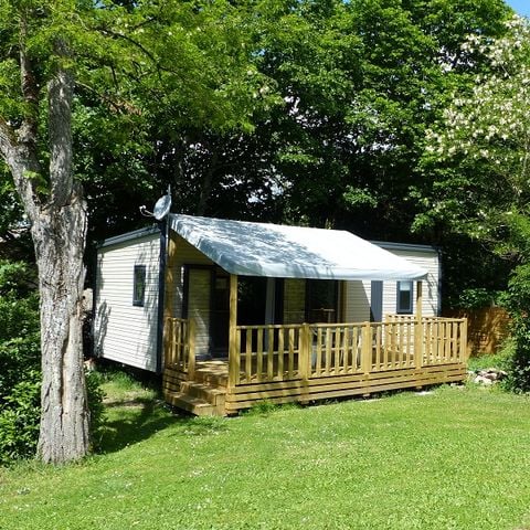 Mobile home 5 persons - Mobil-Home Premium -30m² -2 bedrooms - covered terrace - TV - Clim 2/5 pers