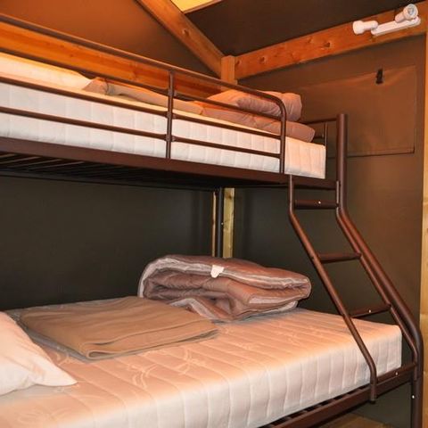 Wohnzelt auz holz 5 personen - LODGE, ohne Sanitäranlagen