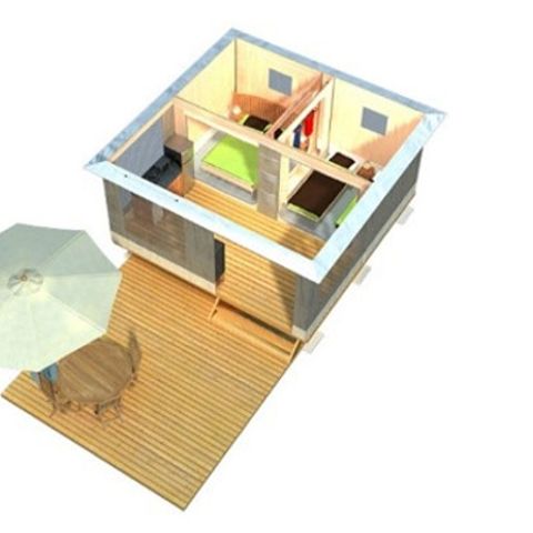 BUNGALOW IN TELA 5 persone - Bungalow in tela 5 persone