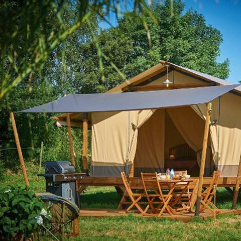 Bungalowzelt 6 Personen - Klassische Lodge (ohne Sanitäranlagen)