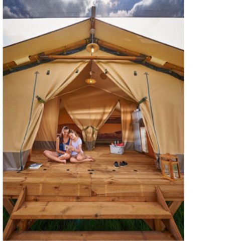 Bungalowzelt 6 Personen - Klassische Lodge (ohne Sanitäranlagen)