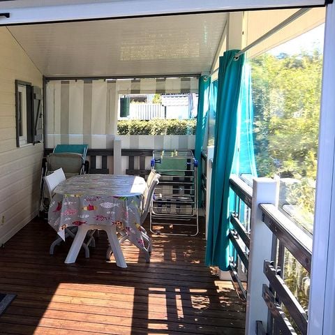Chalet 4 personen - GRAND CONFORT 2 Ch 40M2 mit überdachter und geschlossener Terrasse
