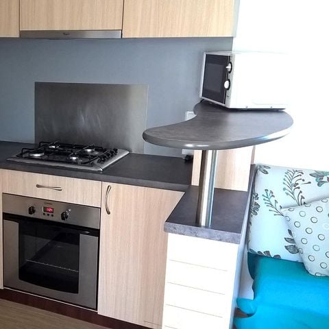 MOBILE HOME 6 people - Comfortable 3Ch 40m2 with covered and semi-enclosed terrace