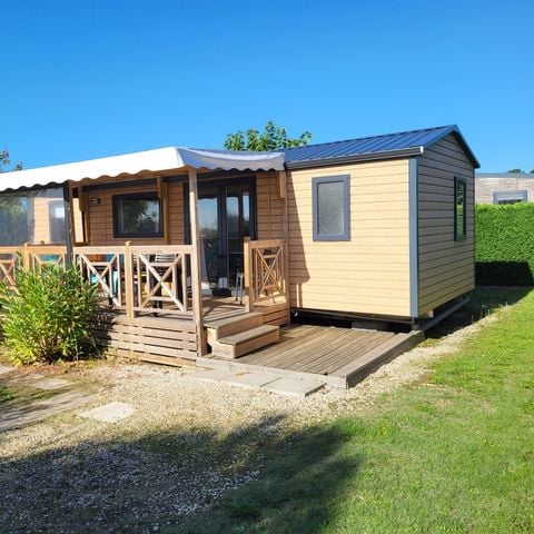 CASA MOBILE 6 persone - Confortevole 3Ch 40m2 con terrazza coperta e semicoperta