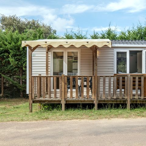 Mobile home 6 persons - Mobile-home | Comfort XL | 2 Bedrooms | 4/6 Pers. | Raised terrace | Air conditioning