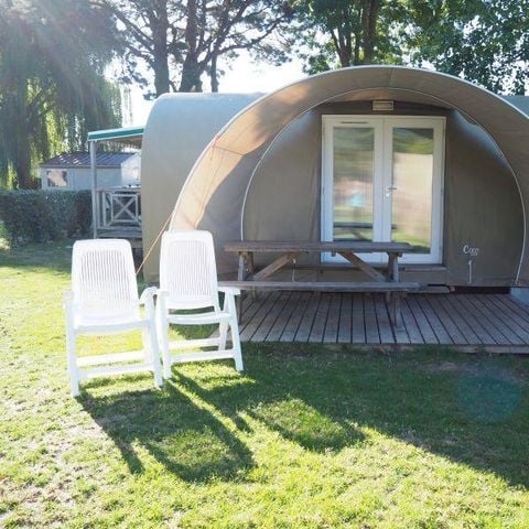 Tente 4 personnes - C- Tente Lodge Coco 2 chambres 16m²