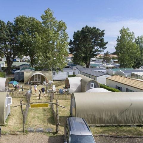 Stacaravan 4 personen - C- 2-slaapkamer Coco Lodge tent (16m²)