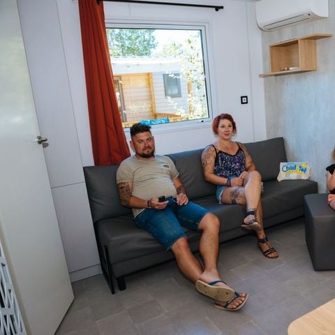 MOBILHOME 6 personnes - C- Mobil-home Caraïbes climatisé 2 chambres