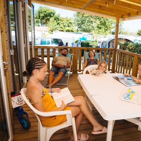 MOBILHOME 6 personnes - C- Mobil-home Caraïbes climatisé 2 chambres