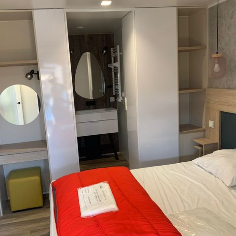 MOBILHOME 4 personnes - C- Mobil-home Méditerranée CONFORT Climatisé 2 chambres 1/4 pers.
