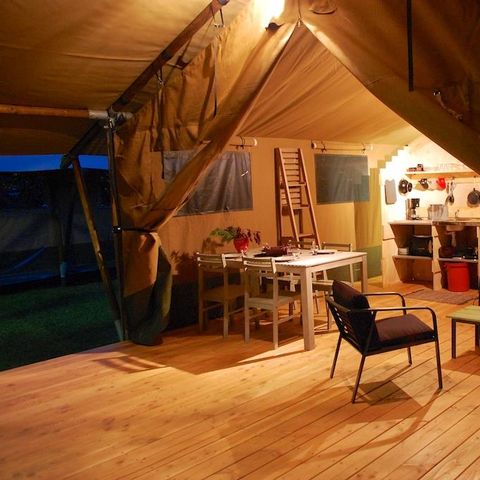 BUNGALOW TOILÉ 5 personnes - Lodge Safari 45m² 5 pers