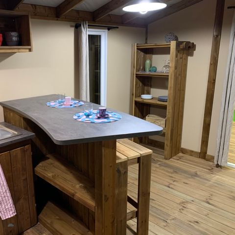 Bungalow 5 Personen -  LODGE VIP PREMIUM 4/5 Pers.