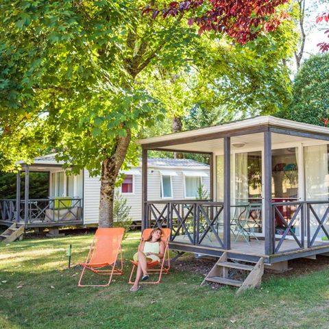 Stacaravan 6 personen - Stacaravan Lodgia optie airconditioning (4 volw max + 2 pers. - 18 jaar) 4/6 pers