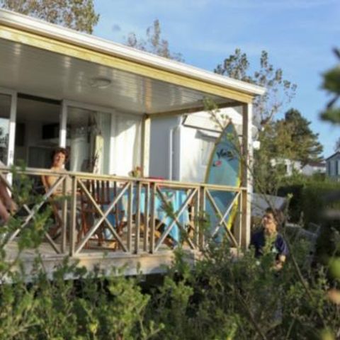 Stacaravan 6 personen - Stacaravan Lodgia optie airconditioning (4 volw max + 2 pers. - 18 jaar) 4/6 pers