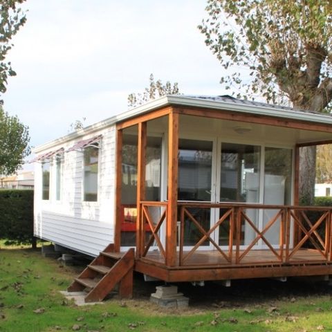 Stacaravan 6 personen - Stacaravan Lodgia optie airconditioning (4 volw max + 2 pers. - 18 jaar) 4/6 pers