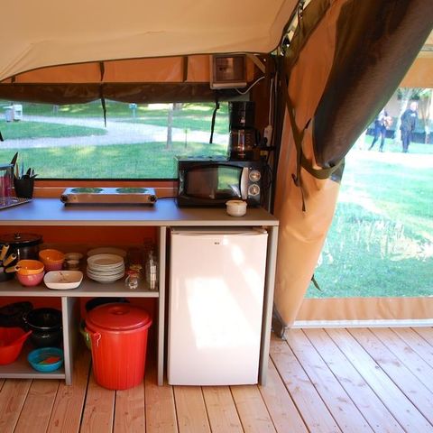 Bungalowtent 5 personen - Lodge Victoria 35m² 4/5 pers