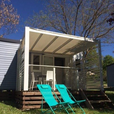 MOBILHOME 4 personnes - Mobil home 25m2 + terrasse couverte 4 pers