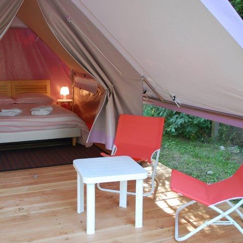 TIENDA DE LONA Y MADERA 2 personas - Canadá Treck