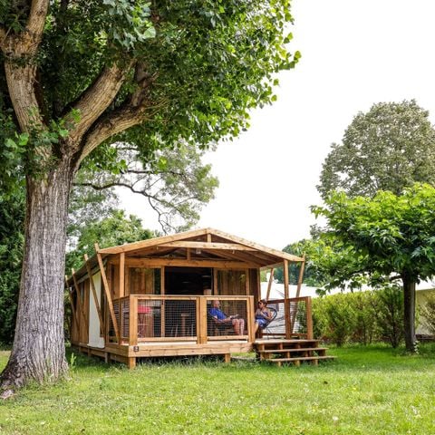 Unterkunft 4 personen - Ecolodge Premium mit allem Komfort 4 pers