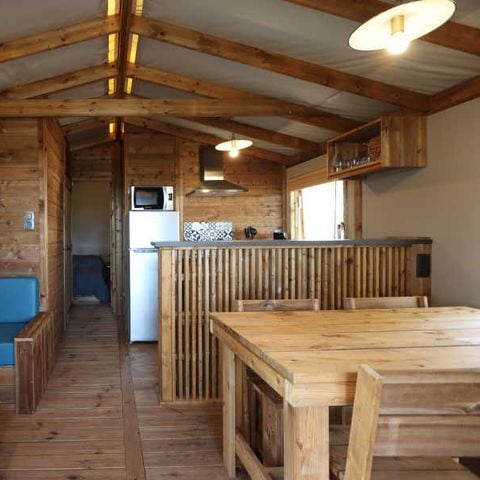 Unterkunft 4 personen - Ecolodge Premium mit allem Komfort 4 pers