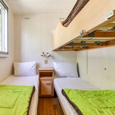 Mobilheim 4 personen - Comfort | 2 Schlafz. | 4 Pers. | Erhöhte Terrasse | Klimaanlage