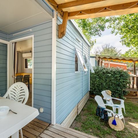 MOBILHOME 6 personnes - Comfort | 2 Ch. | 4/6 Pers. | Terrasse simple | Clim.