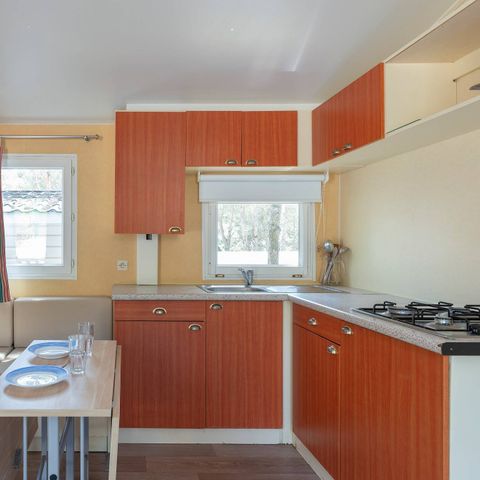 Bungalow 6 personen - Stacaravan | Klassiek | 3 Slaapkamers | 6 Pers. | Verhoogd terras | Airconditioning.