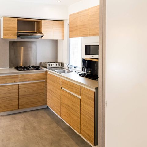 BUNGALOW 4 personnes - Mobil-home | Premium | 2 Ch. | 4 Pers. | Terrasse simple | Clim. | TV