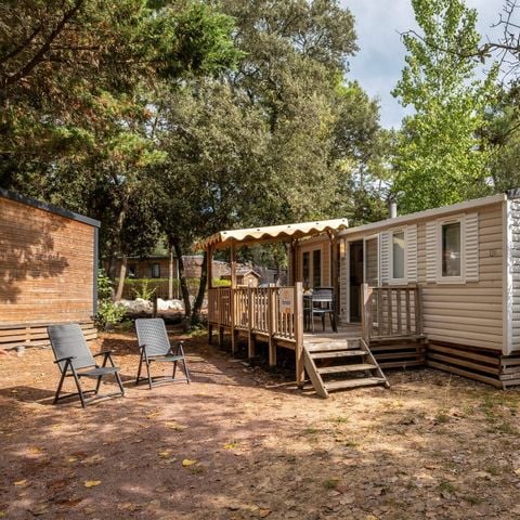 MOBILHOME 6 personas - Mobil-home | Confort | 3 Dormitorios | 6 Pers. | Terraza Salón | Clim.