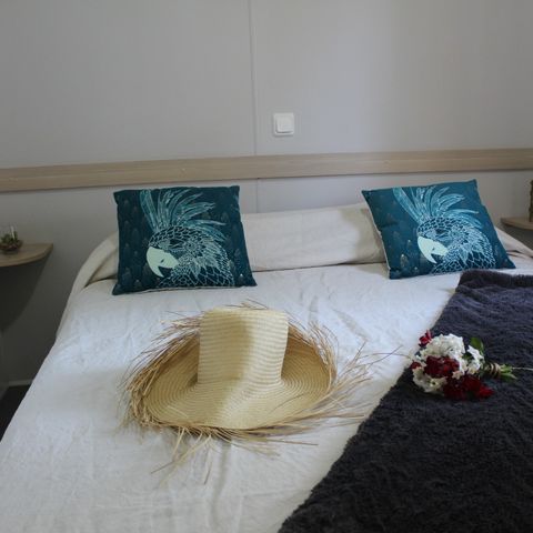 BUNGALOW 6 personnes - Comfort | 2 Ch. | 4/6 Pers. | Terrasse simple | Clim. | TV