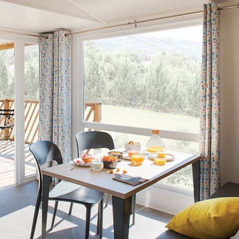 BUNGALOW 6 personnes - Comfort | 2 Ch. | 4/6 Pers. | Terrasse simple | Clim. | TV