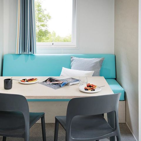 BUNGALOW 6 personnes - Comfort | 2 Ch. | 4/6 Pers. | Terrasse simple | Clim. | TV