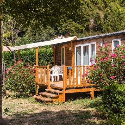 BUNGALOW 6 personnes - Comfort XL | 3 Ch. | 6 Pers. | Terrasse surélevée | Clim. | TV