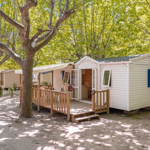 BUNGALOW 6 personnes - Mobil-home | Classic XL | 2 Ch. | 4/6 Pers. | Terrasse surélevée | Clim.