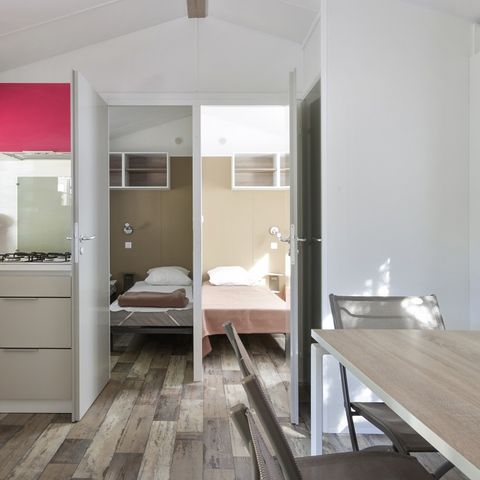 Stacaravan 6 personen - 3 slaapkamers Trio - CLIM