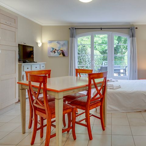 Studio 2 personen - 15 tot 21 m² met balkon