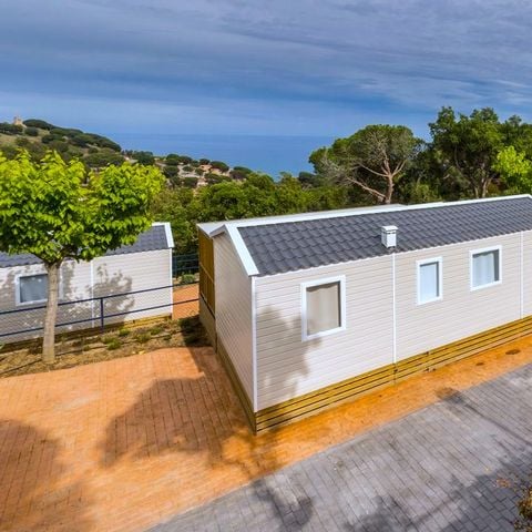 Mobile home 6 persons - 6pax 3 bedrooms TV + AC + BBQ +Parking