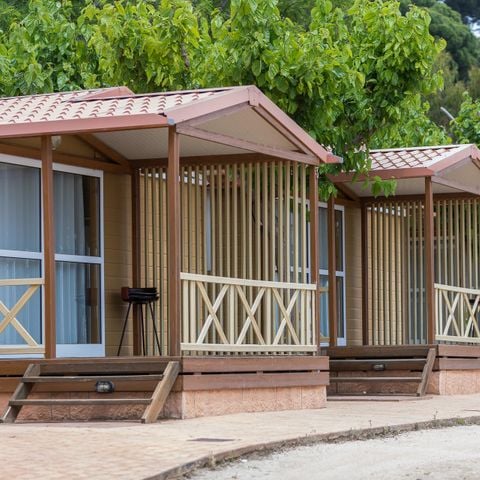 Bungalow 5 persons - Bungalow Morea sleeps 5, covered terrace, air conditioning, TV, 25m².