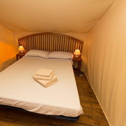 Tent van canvas en hout 2 personen - BALEARES