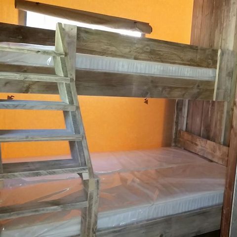 Zelt 4 Personen - LODGE - 2 Zimmer mit Bad (PMR) 4/5 Pers.