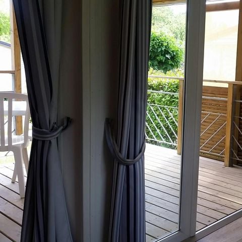 Stacaravan 2 personen - Stacaravan CABANE - 1 slaapkamer Airconditioning 2 pers