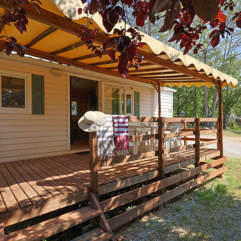BUNGALOW 4 personnes - Mobilhome PENTY - 2 chambres Climatisées 4 pers