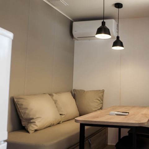 Mobilheim 2 Personen - Mobilheim CAHUTE - 1 Schlafzimmer Fernseher klimatisiert - Modell 2024 1/3 Pers.