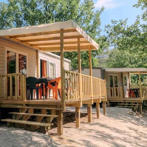 BUNGALOW 4 personnes - Mobilhome VILLA - 2 chambres - Télévision - climatisé - Modèle 2024 4 pers