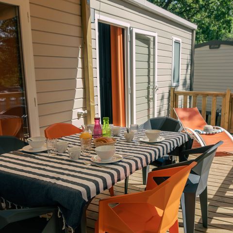 BUNGALOW 4 personnes - Mobilhome VILLA - 2 chambres - Télévision - climatisé - Modèle 2024 4 pers