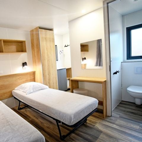 Stacaravan 4 personen - Renosu 4pers 2 kamers - 2 badkamers, 32m², 3 kamers - 1 badkamer